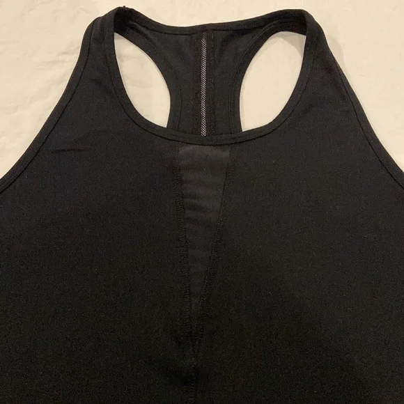- ZYIA Active Effortless Mesh Tank Top Racerback in Black Size xl - Picture 3 of 7